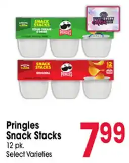 Jewel-Osco Pringles Snack Stacks offer