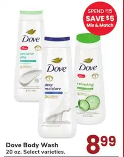 Jewel-Osco Dove Body Wash offer