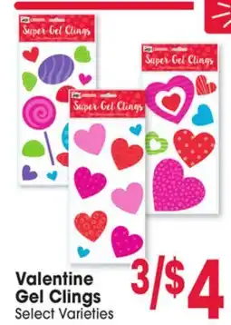 Jewel-Osco Valentine Gel Clings offer