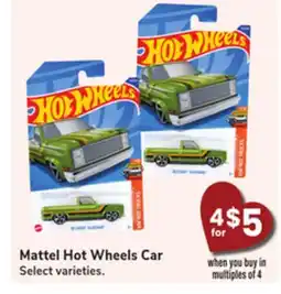 Jewel-Osco Mattel Hot Wheels Car offer