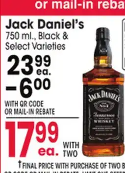 Jewel-Osco Jack Daniel's offer