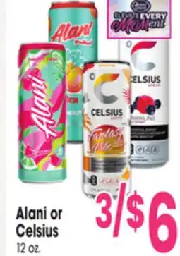 Jewel-Osco Alani or Celsius offer