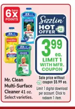 Jewel-Osco Mr. Clean Multi-Surface Cleaner offer