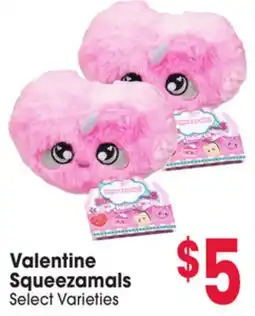 Jewel-Osco Valentine Squeezamals offer