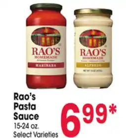 Jewel-Osco Rao's Pasta Sauce offer
