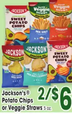 Jewel-Osco Jackson's Potato Chips Veggie Straws offer