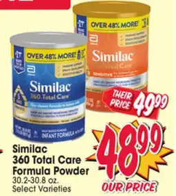 Jewel-Osco Similac 360 Total Care Formula Powder offer