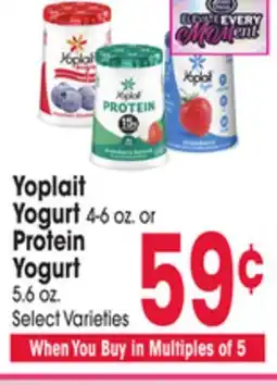 Jewel-Osco Yoplait Yogurt 4-6 oz. or Protein Yogurt 5.6 oz offer