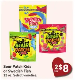 Jewel-Osco Sour Patch Kids or Swedish Fish offer