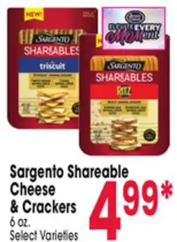 Jewel-Osco Sargento Shareable Cheese & Crackers offer