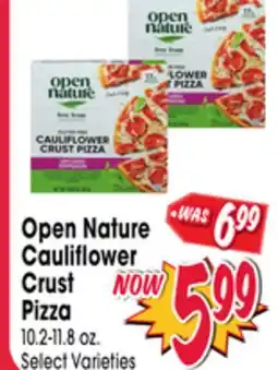 Jewel-Osco Open Nature Cauliflower Crust Pizza offer