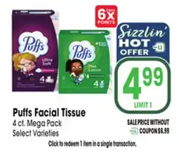 Jewel-Osco Puffs Facial Tissue offer