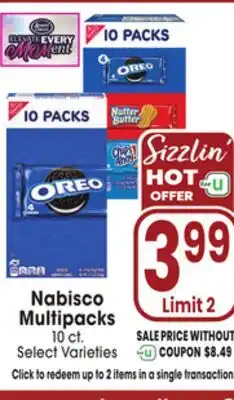 Jewel-Osco Nabisco Multipacks offer