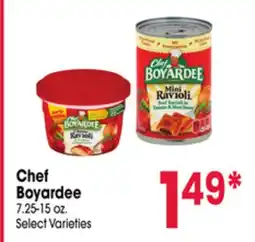 Jewel-Osco Chef Boyardee offer