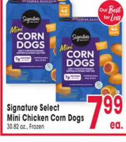 Jewel-Osco Signature Select Mini Chicken Corn Dogs offer