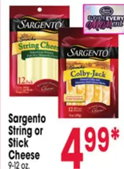 Jewel-Osco Sargento String or Stick Cheese offer