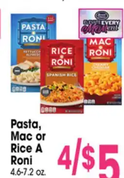 Jewel-Osco Pasta, Mac or Rice A Roni offer