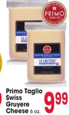 Jewel-Osco Primo Taglio Swiss Gruyere Cheese offer
