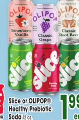 Jewel-Osco Slice or OLIPOP Healthy Prebiotic Soda offer