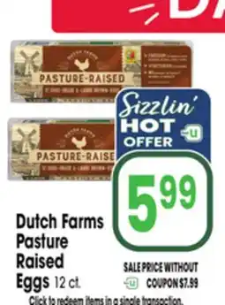 Jewel-Osco Dutch Farms Pasture Raised Eggs offer