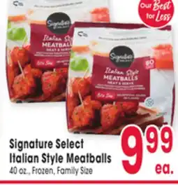 Jewel-Osco Signature Select Italian Style Meatballs offer