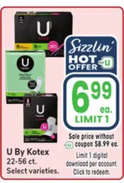 Jewel-Osco U By Kotex offer