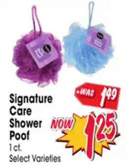 Jewel-Osco Signature Care Shower Poof offer