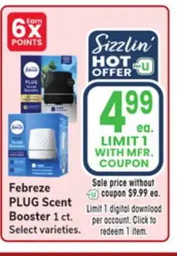 Jewel-Osco Febreze PLUG Scent Booster offer