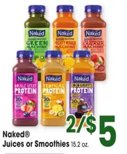 Jewel-Osco Naked Juices or Smoothies offer