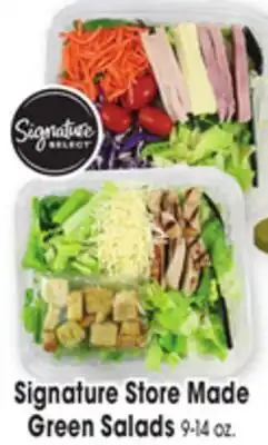 Jewel-Osco Signature Store Made Green Salads offer