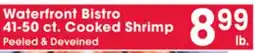Jewel-Osco Waterfront Bistro 41-50 ct. Cooked Shrimp offer