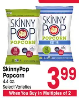 Jewel-Osco SkinnyPop Popcorn offer