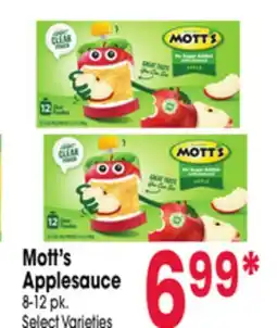 Jewel-Osco Mott's Applesauce offer