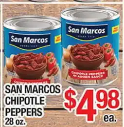 Torres Supermercado SAN MARCOS CHIPOTLE PEPPERS offer