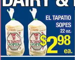 Torres Supermercado EL TAPATIO SOPES offer