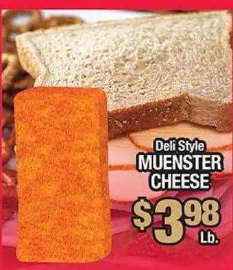 Torres Supermercado Deli Style Muenster Cheese offer