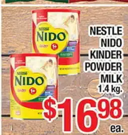 Torres Supermercado NESTLE NIDO KINDER POWDER MILK offer