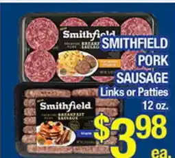 Torres Supermercado SMITHFIELD PORK SAUSAGE Links or Patties offer
