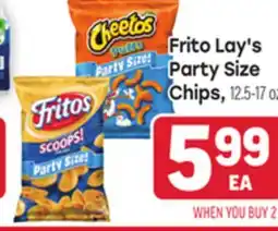 Tony’s Fresh Market Frito Lay's Party Size Chips offer