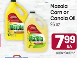 Tony’s Fresh Market Mazola Corn or Canola Oil offer