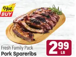 Tony’s Fresh Market Pork Spareribs offer