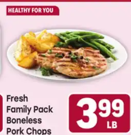 Tony’s Fresh Market Fresh Family Pack Boneless Pork Chops offer