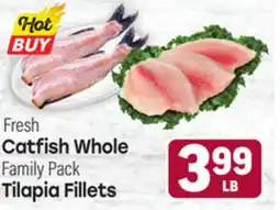 Tony’s Fresh Market Fresh Catfish Whole Family Pack Tilapia Fillets offer