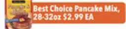 Tony’s Fresh Market Best Choice Pancake Mix offer