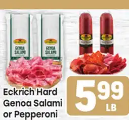 Tony’s Fresh Market Eckrich Hard Genoa Salami or Pepperoni offer