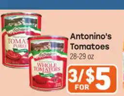 Tony’s Fresh Market Antonino's Tomatoes offer