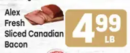 Tony’s Fresh Market Alex Fresh Sliced Canadian Bacon offer