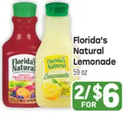 Tony’s Fresh Market Florida's Natural Lemonade offer