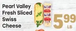 Tony’s Fresh Market Pearl Valley Fresh Sliced Swiss Cheese offer