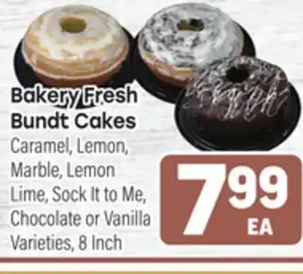 Tony’s Fresh Market Bakery Fresh Bundt Cakes offer